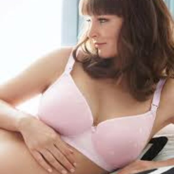 Cake Lingerie NURSING FREE SHIP Rose Mousse BRA SIZE 30D Wireless - Picture 1 of 5